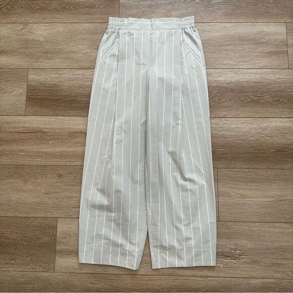 Via Masini 80 Made in Italy US Size Small Striped High Rise Pullover Pants - Picture 1 of 14